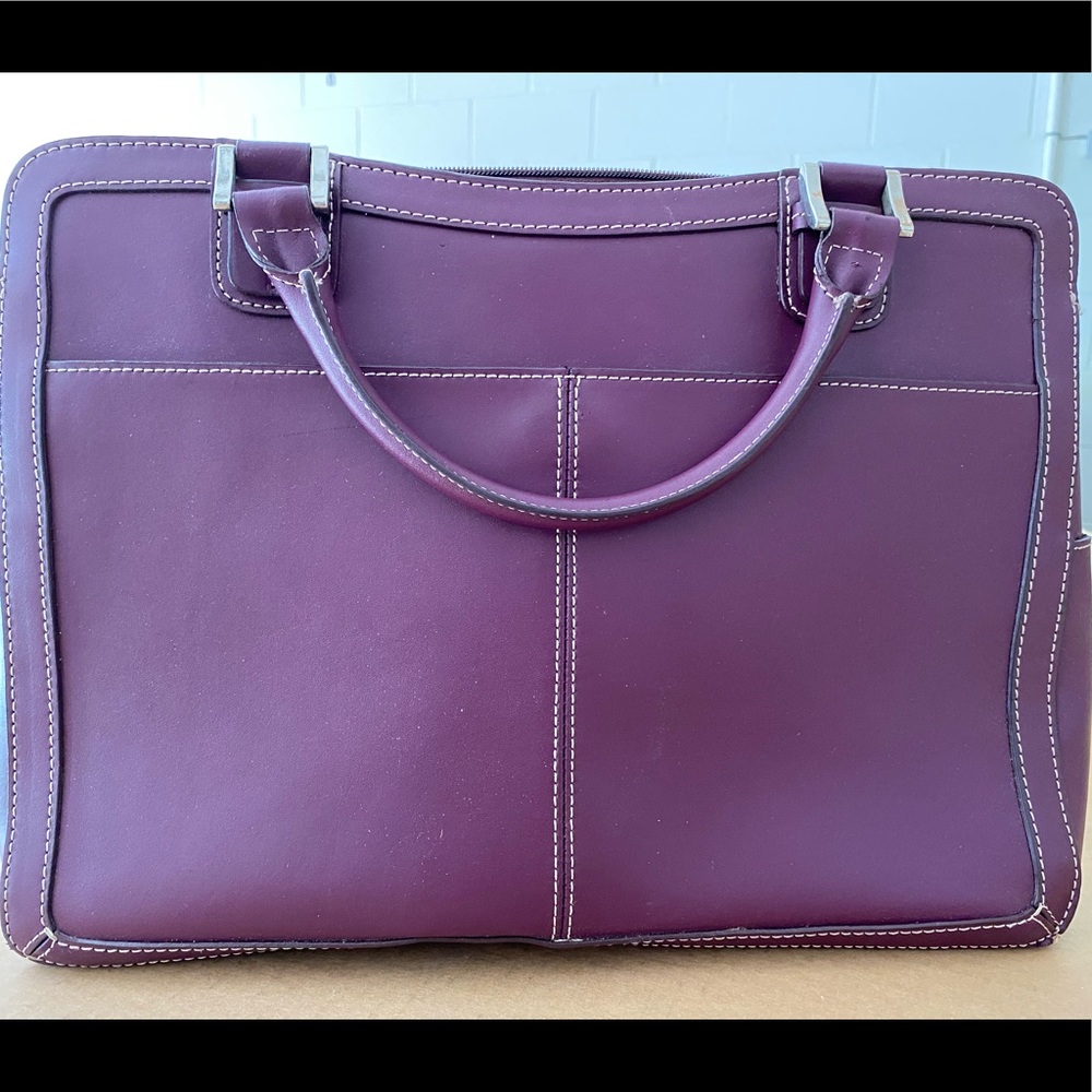 Franklin Covey Purple Briefcase